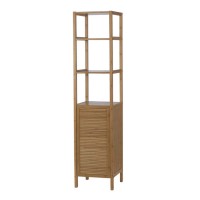 Small Corner Wooden Modern bathroom shelving for towels