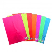 Craft fluorescent tissue paper